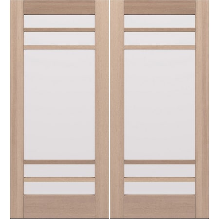 Doornmore G10502, 74.5" x 82" ( 2x36" Door) Right Hand, Mahogany SDL 5 Lite Exterior Door G10502-SW-3680_2_RI