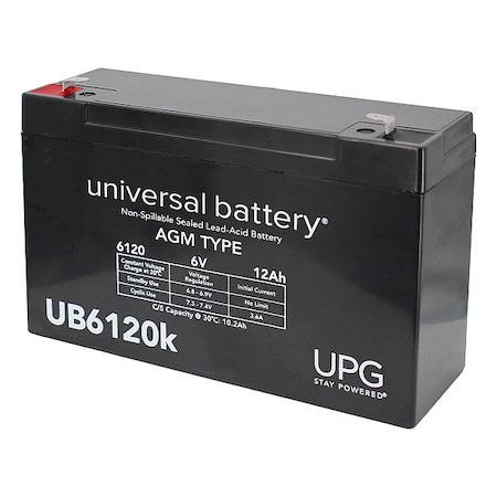 Upg 6V 12Ah F1, Battery D5736