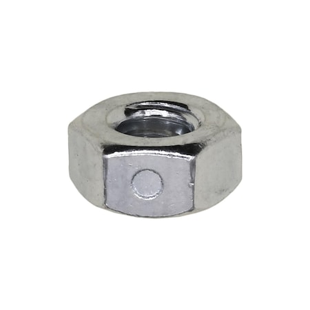 Auveco 1/4in-20 Two Way Lock Nut - Zinc, 100PK 11740