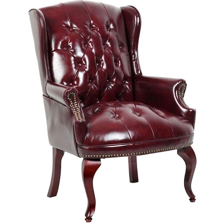 Boss Traditional Guest Chair, 29 in W 32" L 41-1/2" H, Fixed B809-BY