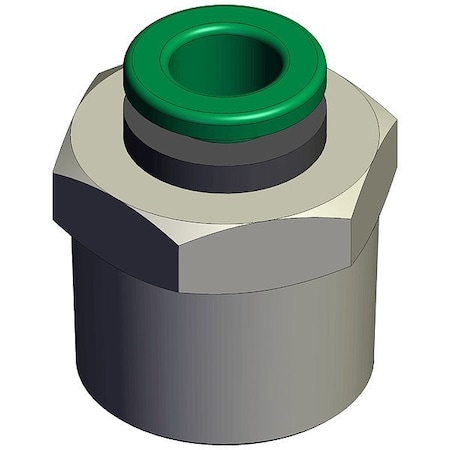 Smc Push-Fit Fitting, Straight KRH07-36S