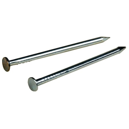 Hillman Common Nail, 7/8 in L, 17D, Steel, Galvanized Finish, 6 PK 122562