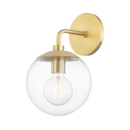 Mitzi Meadow 1 Light Wall Sconce 8.25 In. Aged Brass H503101-AGB
