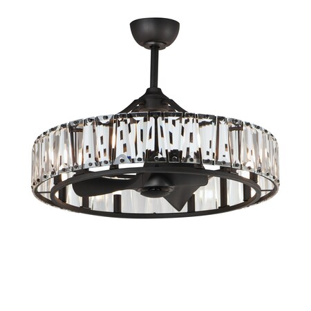 Maxim Odeon 8-Light Wifi-Enabled Led Fandelight 61018BK