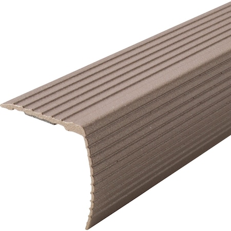 M-D Building Products Building Products 36'' Spice Aluminum CINCH Fluted Stair Edging 43311