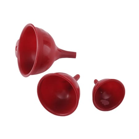 Farberware Funnel Set, Plastic, Red 5215731