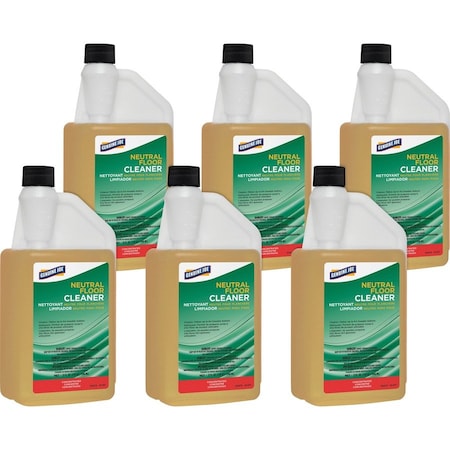 Genuine Joe Neutral Floor Cleaner Concentrate - Multi-Surface - 32 fl oz, 6PK GJO99671CT