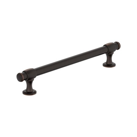Amerock Winsome 6-5/16 inch 160mm Center-to-Center Oil Rubbed Bronze Cabinet Pull BP36771ORB