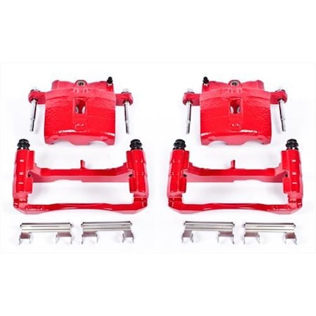 Powerstop Performance Powder Coated Calipers with Brackets PSTS4728