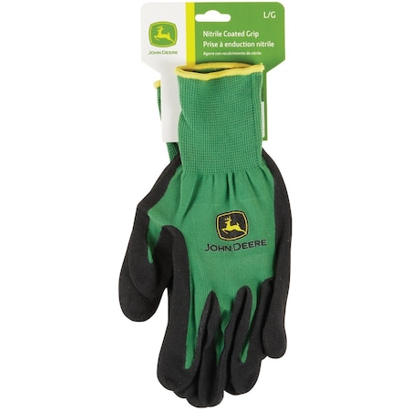 John Deere Mens Large Nitrile Coated Glove JD00018-L