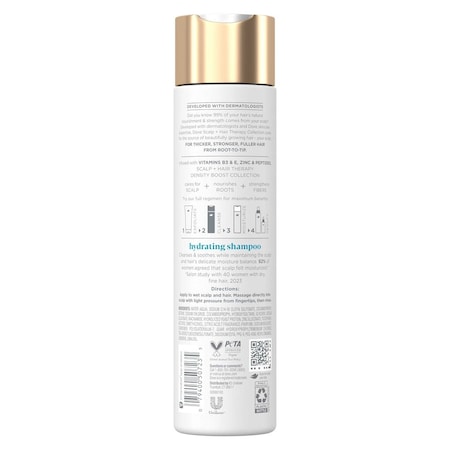 Dove Scalp Plus Hair Therapy Density Boost Hydrating Shampoo, 9.25 Ounce, 4PK 69784607