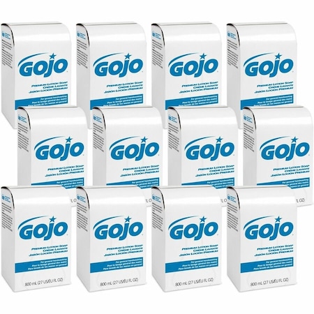 Gojo Hand Soap, Dye Free, Moisturizing, Waterfall, 12 PK 9106-12
