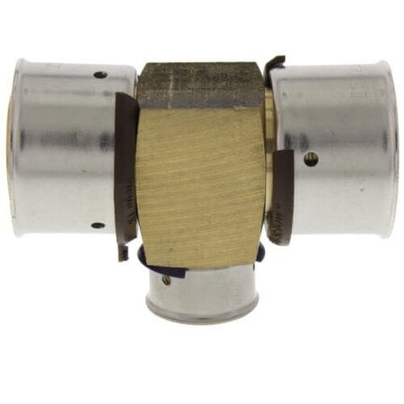 Viega PureFlow Press tee P1 1.25 P2 1.25 P3 0.75 bronze 94072