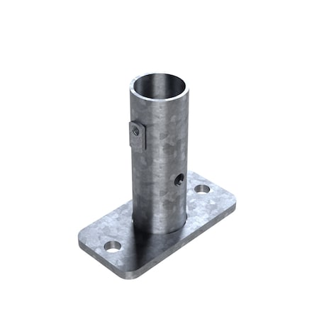 Safety Rail Permanent Mount Single, Galvanized 400284