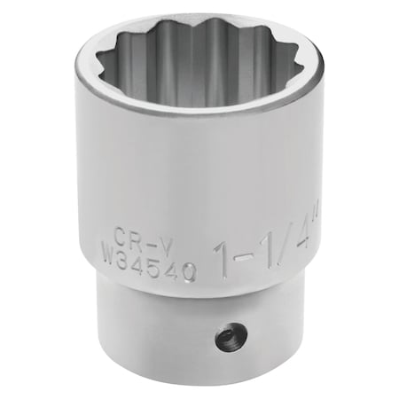 Performance Tool 3/4 in. Drive 1-1/4 in. 12-Point SAE Socket W34540