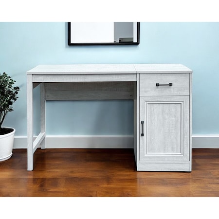 Homeroots 47" Light Gray Wood Writing Desk 568263