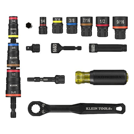 Klein Tools Sockets, 6 Sockets 65301KNECT