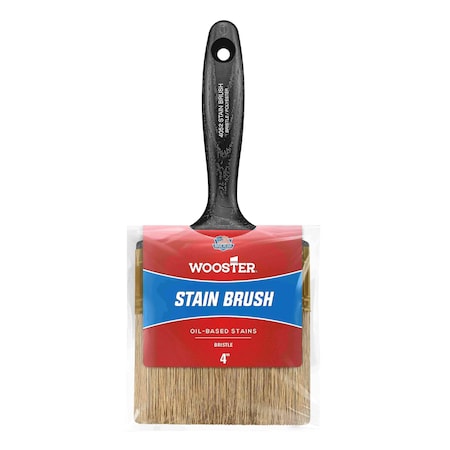 Wooster 4" Trim Whita China Bristle, Paint Brush, Plastic Handle 4052-4