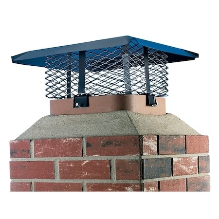 Shelter SHELTER SCADJ-S Adjustable Chimney Cap, 19-1/4 x 9-1/4 x 19-1/4 in Fits Duct, Steel SCADJ-S