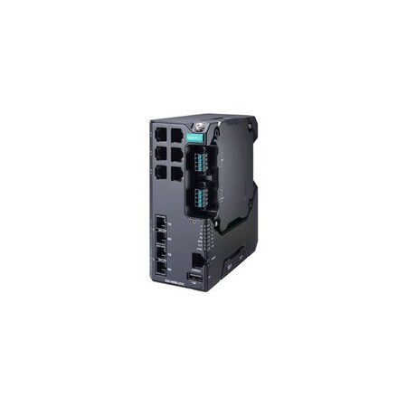 Moxa Managed Ethernet switch with 6 10/100BaseTX ports, 2 100BaseFX single-mode EDS-4008-2SSC-LV