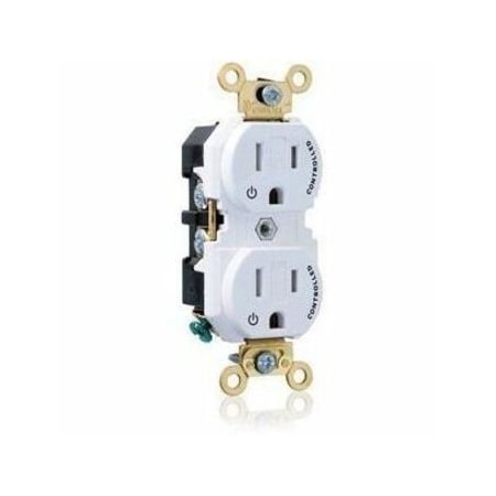 Leviton Duplex Receptacle/Outlet, 15 Amp 5262-2PW