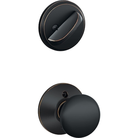 Schlage Residential F59PLY716 12-326 10-269 Plymouth Trim Pack for F58 Handlesets - Aged Bronze F59 PLY 716