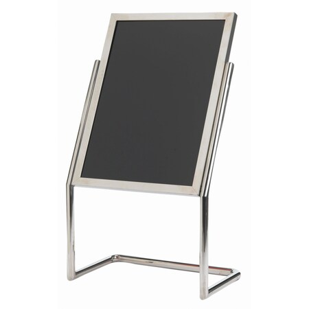 Aarco Dual Capability Neon Markerboard Poster Holder, Chrome, 48''Hx25''W Frame Size ID 30''Hx22''W P-17C