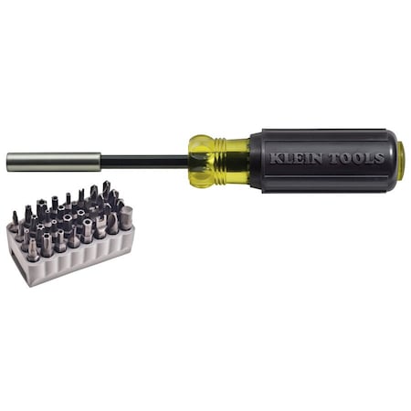 Klein Tools Single Ended Bit 7 1/2 in, Drive Size: 1/4 in , Num. of pieces:33 32510
