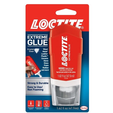 Loctite Glue, Transparent, 1.75 oz, Bottle 2627062