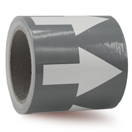 Accuform DIRECTIONAL FLOW ARROW TAPES 4 in x RAW459WTGY