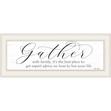 Homeroots Expert Advice 1 White Framed Print Wall Art 415396