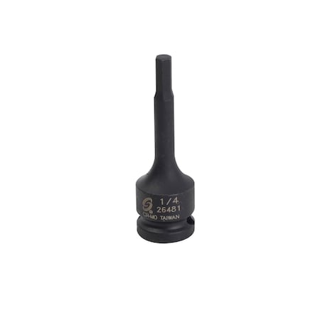 Sunex 1/2 in Drive 1/4 in Hex Impact Socket 26481