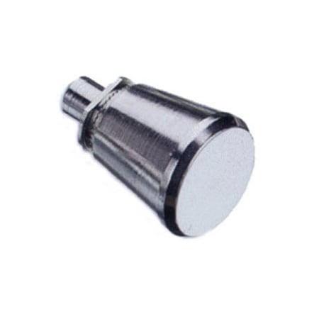 Southco Spring Loaded Plunger, Thread-In, Large Size, Without hold-open feature, Steel, Bright Knob 56-99-197-20