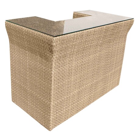 Panama Jack Outdoor Panama Jack Austin Bar with Glass PJO-3801-NAT-BC-GL