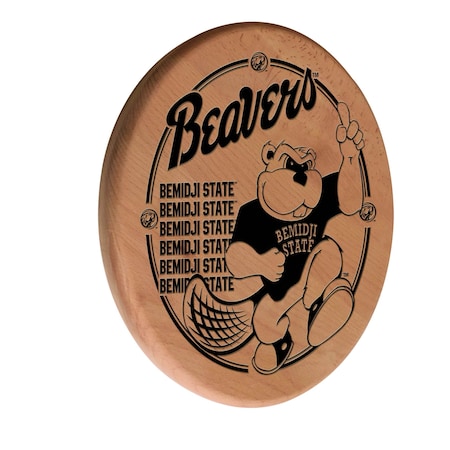 Holland Bar Stool Co Bemidji State University 13" Laser Engraved Solid Wood Sign WSgnLNatBmijSt