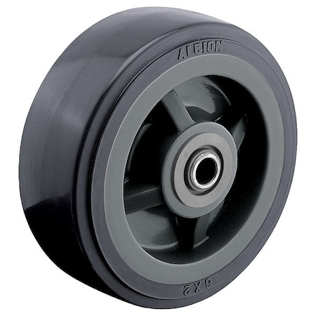 Albion Caster Wheel, 3"dia, 300 lb, Gray XA0303106