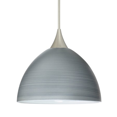 Besa Lighting Brella Cord Pendant, Titan, Satin Nickel Finish, 1x50W Halogen 1XT-4679TN-SN