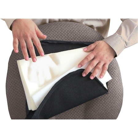 The Comfortmakers Backrest, Memory Foam, Black 92061