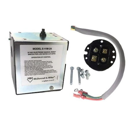 Mcdonnell & Miller E-11M 24v 2 SPST Manual Reset Switch 354001