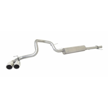 Gibson Cat-Back Dual Sport Exhaust System, Stainless for 2004 Toyota 4runner 618816