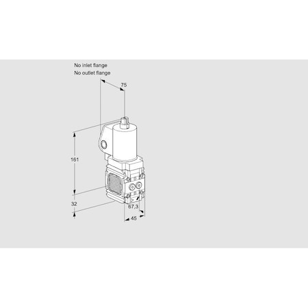 Honeywell Kromschroder VLV BDY, SOLND, 3/8 1NPT, GAS VAS 1T /NWSL,  KS88007261