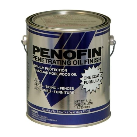 Penofin 158281 Blue 5 gal Label Penetrating Oil Finish 250 VOC Western Redwood Cedar, 4PK 733921001305