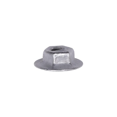 Auveco Thread Cutting Nut 1/8in Stud Size 5/16in Hex, 100PK 2895