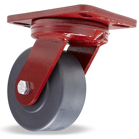 Hamilton Kingpinless Swivel Caster, 5" x 2" Nylast High Performance Cast Nylon Wheel S-ZFHS-5NYB