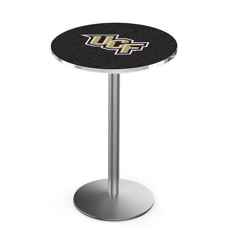 Holland Bar Stool Co 36" Stainless Steel Central Florida Pub Table, 36" dia. Top L214S3636CenFla