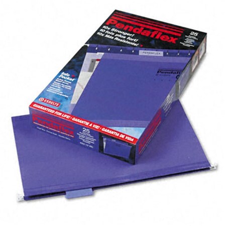 Esselte Pendaflex Esselte Pendaflex  Reinforced Hanging Folders  Kraft  Legal  Violet  25 per Box 415315VIO