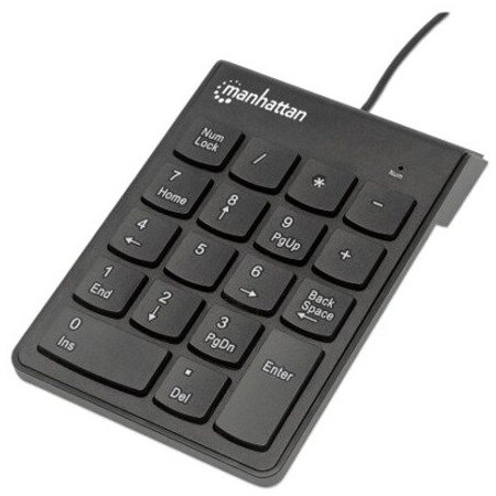 Manhattan USB Numeric Keypad with 18 Full-size keys 176354