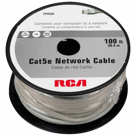 Audiovox 100' BLU Cat5e Cable TPH534BR