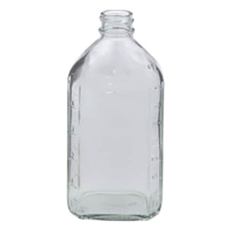 Qorpak Graduated Bottle, SL Glass, 133.4mm H, PK48 117217