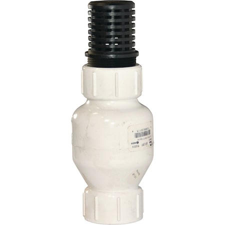Nds KBI 1-1/2'' PVC Spring Check Valve-Foot Valve 1001-15FV